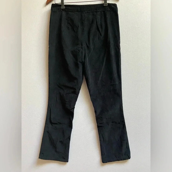 Sunday Best Aritzia black high  waisted corduroy pants Sz 10 - Picture 2 of 10